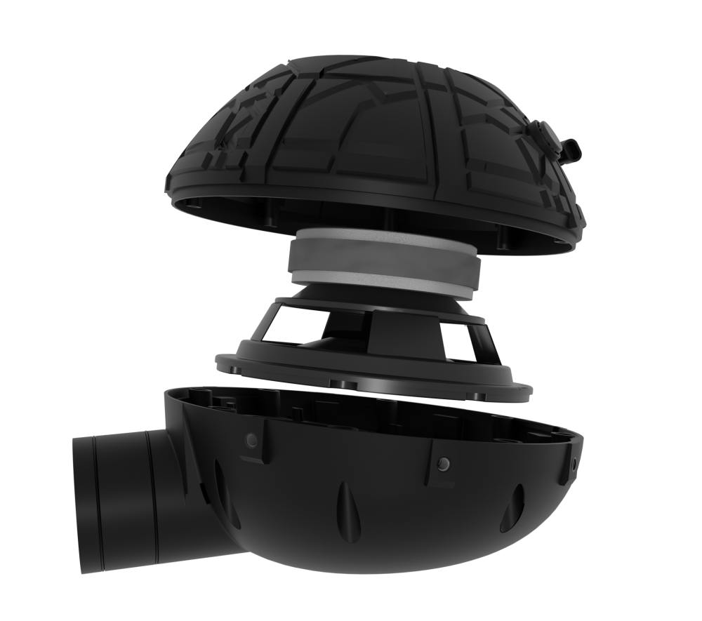 Risuonatore Maxhaust Kit completo XXL - Vista Laterale | Maxhaust